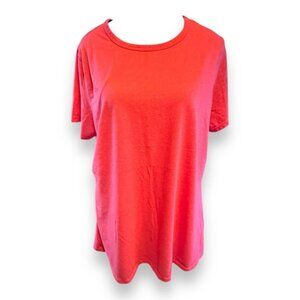 Women’s torrid 1 Pink Everyday Signature Jersey Crew Neck Tee 14 16 1X 1XL